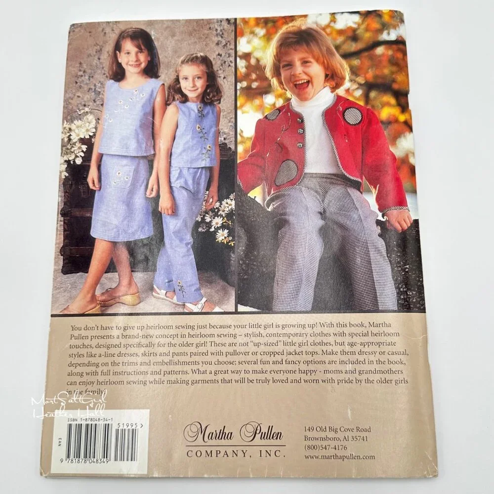 Contemporary Heirlooms For Older Girl by M. Pullen Martha's Sewing Room Modesty